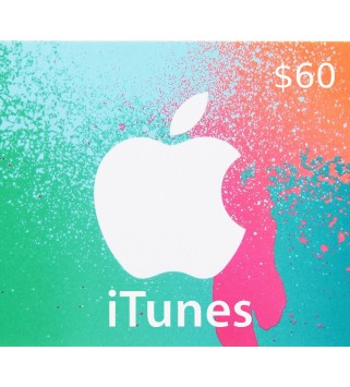 iTunes $60 CA Card Key 